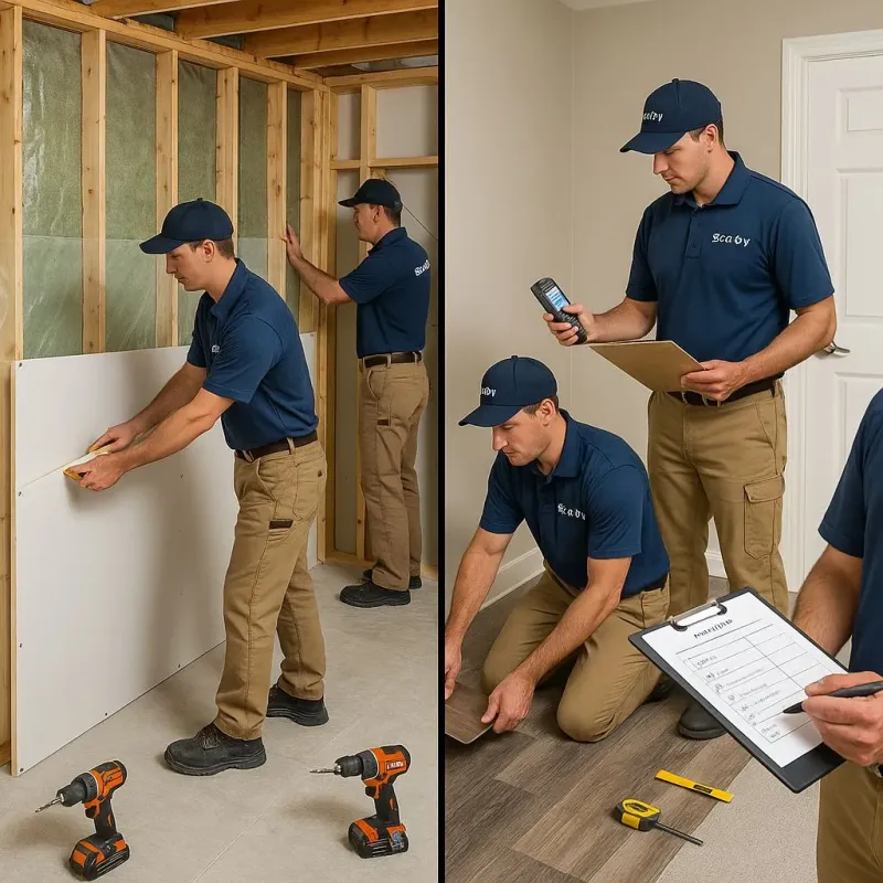 Repairs and Reconstruction process in Ainaloa, HI